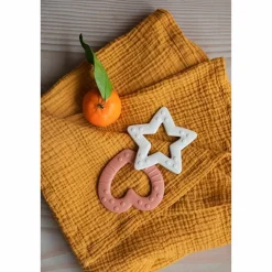 Baby Bitie Stjerne Ivory*Bibs Online