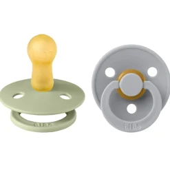 Colour Latex Sutter 2-pak Rund Sage/Cloud*Bibs