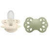 Infinity Silikone Symmetriske Sutter 2-pak Ivory/Sage*Bibs New