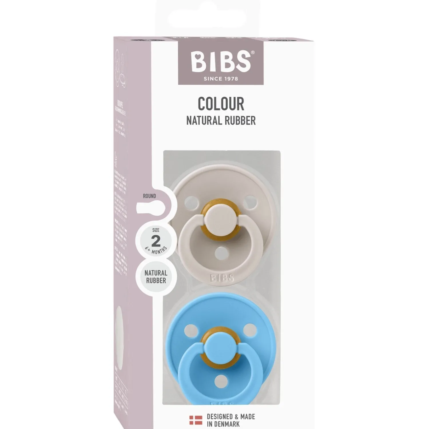 Mushroom/Breeze Sut Colour 2 Pack Latex*Bibs Hot