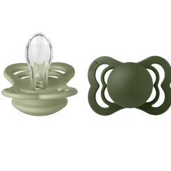 Supreme Silikone Sutter 2-pak Symmetrisk Sage/Hunter Green*Bibs Discount