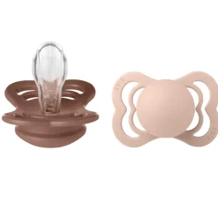 Supreme Silikone Sutter 2-pak Symmetrisk Woodchuck/Blush*Bibs Online