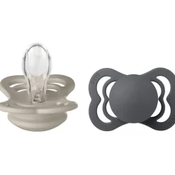 Supreme Silikone Sutter 2-pak Sand/Iron*Bibs Sale