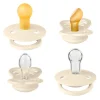 Try-it Collection Silikone/Naturgummi Sutter 4-pak Ivory*Bibs Outlet