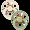x Moomin Pacifier Colour 2 pack Friends Latex Size 1 Ivory mix*BIBS New
