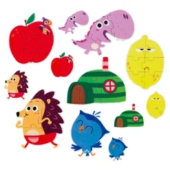 Børste - 6 puslespil*Minisjang Discount