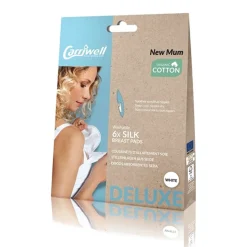 Ammeindlæg Silke Hvid 6 stk*Carriwell Hot