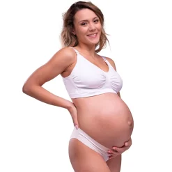 Graviditets- og Amme-BH Hvid*Carriwell Outlet