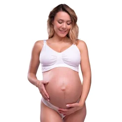 Graviditets- og Amme-BH Hvid*Carriwell Outlet