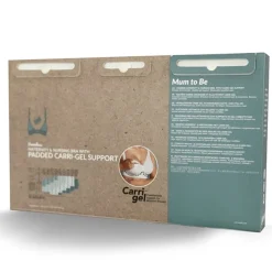 Graviditets- og Amme-BH m. Indlæg og Carri-Gel Sort*Carriwell Outlet