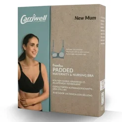 Graviditets- og Amme-BH m. Indlæg Hvid*Carriwell