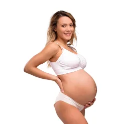 Graviditets- og Amme-BH m. Indlæg Hvid*Carriwell