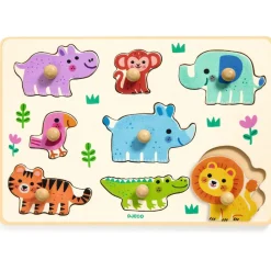 Hippo'N'Co, Knoppuslespil*Djeco New