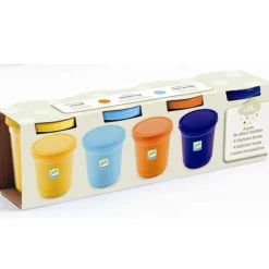 Light Clay 4 Tubes Play Dough Nature*Djeco Outlet