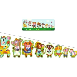 Puslespil Duo Stor og Lille på Bondegården*Djeco New