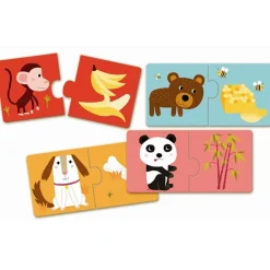 Puslespil Hvem Spiser Hvad*Djeco Best