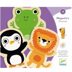 Wooden Magnetic Minidyr*Djeco Best