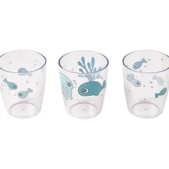 Done by Deer Yummi Mini Glass Sea Friends 3-pak Blue*DonebyDeer Sale