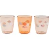 Done by Deer Yummi Mini Glas 3-pak Happy Clouds Papaya*DonebyDeer Online