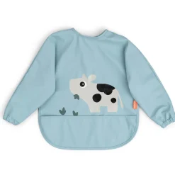 Blå Hagesmæk m/Ærmer og lomme Tiny farm*DonebyDeer Clearance