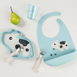 Blå Silikone Hagesmæk Dotti*DonebyDeer