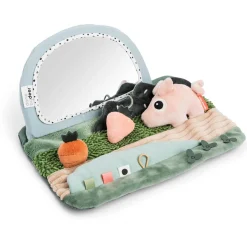 Farvemix Tummy time sensorisk Spejl Tiny farm*DonebyDeer New