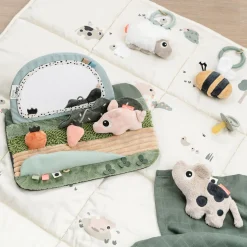 Farvemix Tummy time sensorisk Spejl Tiny farm*DonebyDeer New