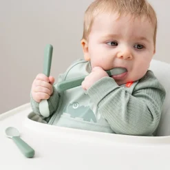 Foodie Easy-Grip Babyske 3-Pak Grøn*DonebyDeer Discount