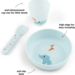 Foodie Første Spisesæt Playground Blå*DonebyDeer Discount