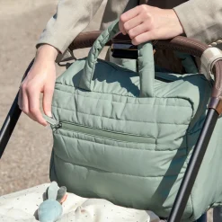 Green Quiltet Pusletaske*DonebyDeer Outlet