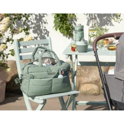 Green Quiltet Pusletaske*DonebyDeer Outlet