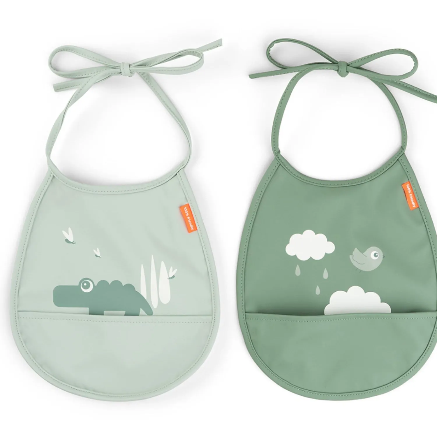 Mini Hagesmæk M/Lomme 2 Stk. Croco Grøn*DonebyDeer Sale