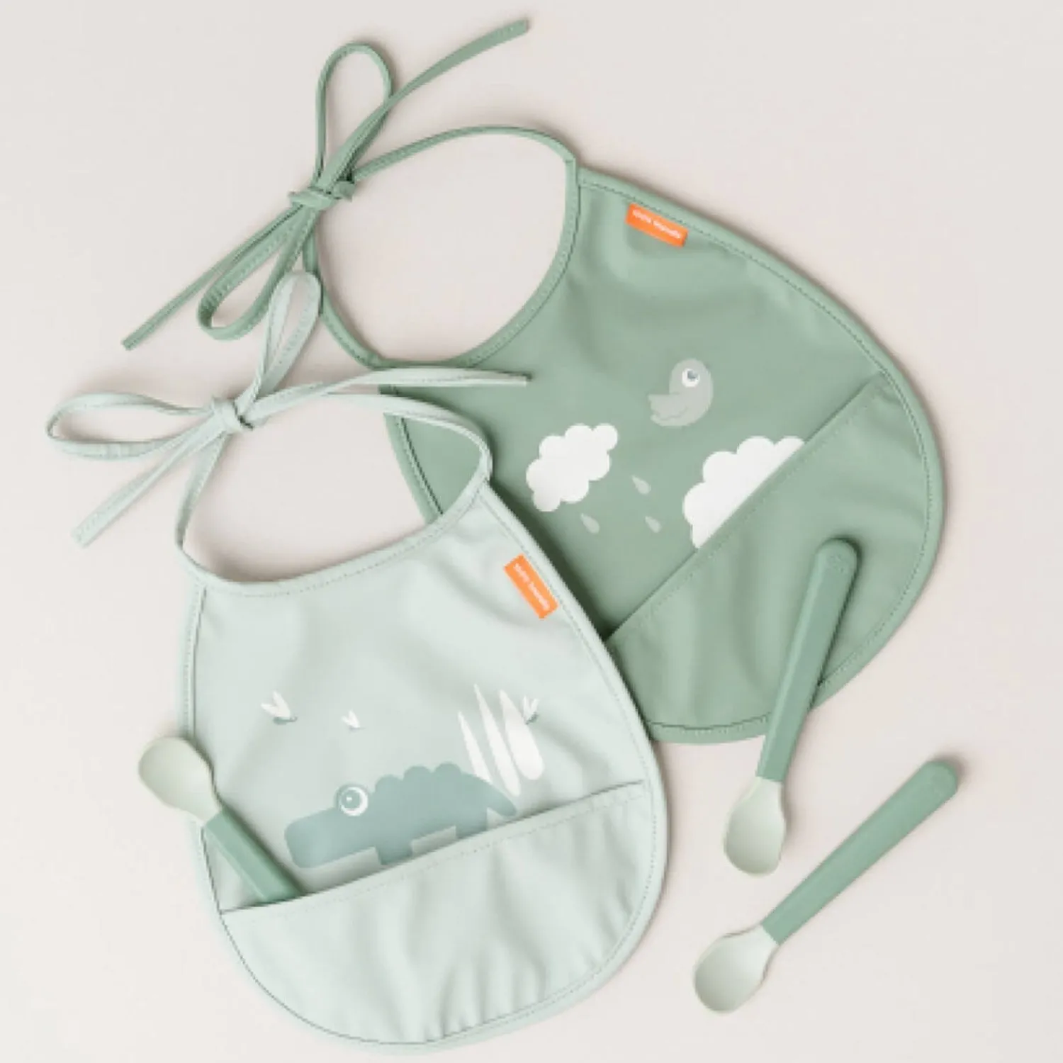 Mini Hagesmæk M/Lomme 2 Stk. Croco Grøn*DonebyDeer Sale