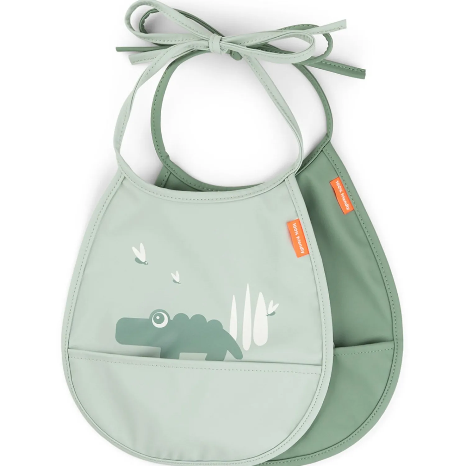 Mini Hagesmæk M/Lomme 2 Stk. Croco Grøn*DonebyDeer Sale