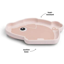 Pudder Silicone Stick&Stay Tallerken Pigee*DonebyDeer Discount