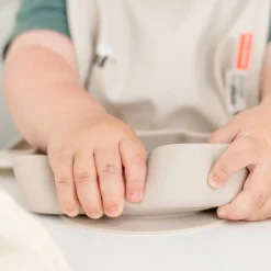 Sand Silikone Stick & Stay Skål Sheepy*DonebyDeer Best