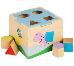 DR Børste puttekasse i træ*Minisjang