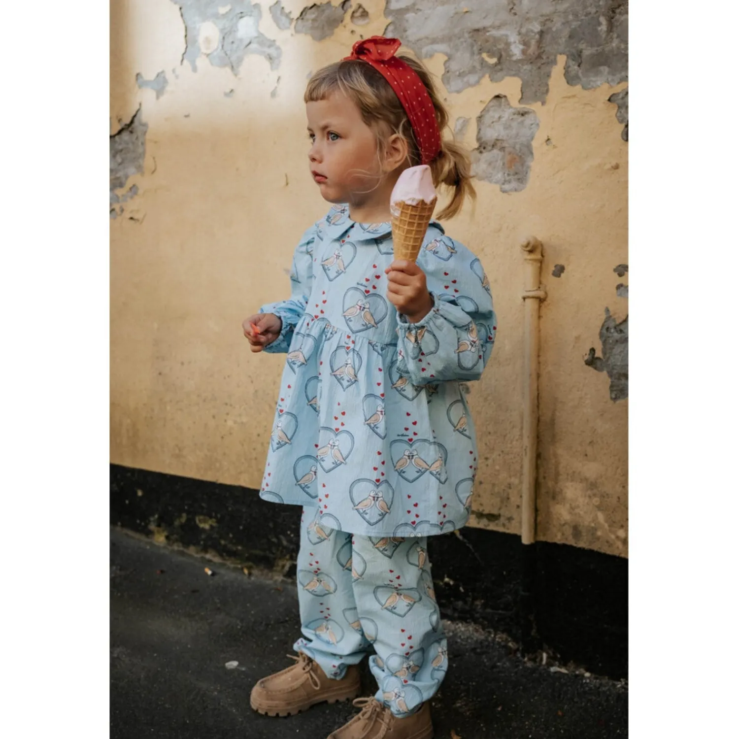 Dream Blue Aop Colombe Bukser*Fliink Outlet