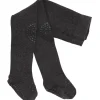 Dark Grey Melange Crawling Strømpebukser Organic Bomuld*Gobabygo Outlet