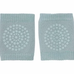 Dusty Blue Crawling Knæbeskyttere Organic Terry Bomuld*Gobabygo Best