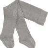 Grey Melange Crawling Strømpebukser Organic Bomuld*Gobabygo Clearance