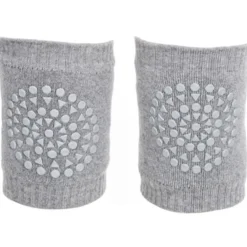 Grey Melange Crawling Knæbeskyttere Organic Terry Bomuld*Gobabygo Online