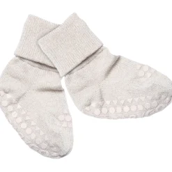 Ivory Glitter (Buttercream) Non-Slip Strømper I Bambus*Gobabygo Discount