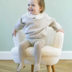 Sand Crawling Strømpebukser Organic Bomuld*Gobabygo Hot