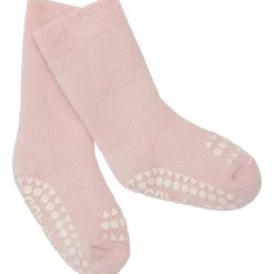 Soft Pink Non-Slip Strømper Organic Terry Bomuld*Gobabygo Discount