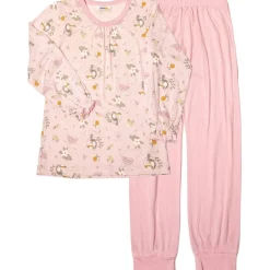 Bambus Pink AOP Pyjamas*Joha Discount