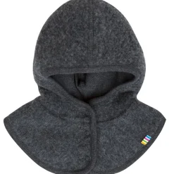 Uld Gråmeleret Elefanthue m. Vindstopper*Joha Online