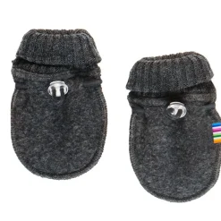 Uld Gråmeleret Vanter*Joha Best