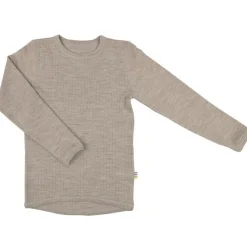 Uld Rib Sesame Melange Bluse*Joha Sale