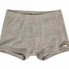 Uld Rib Sesame Melange Boxershorts*Joha Sale